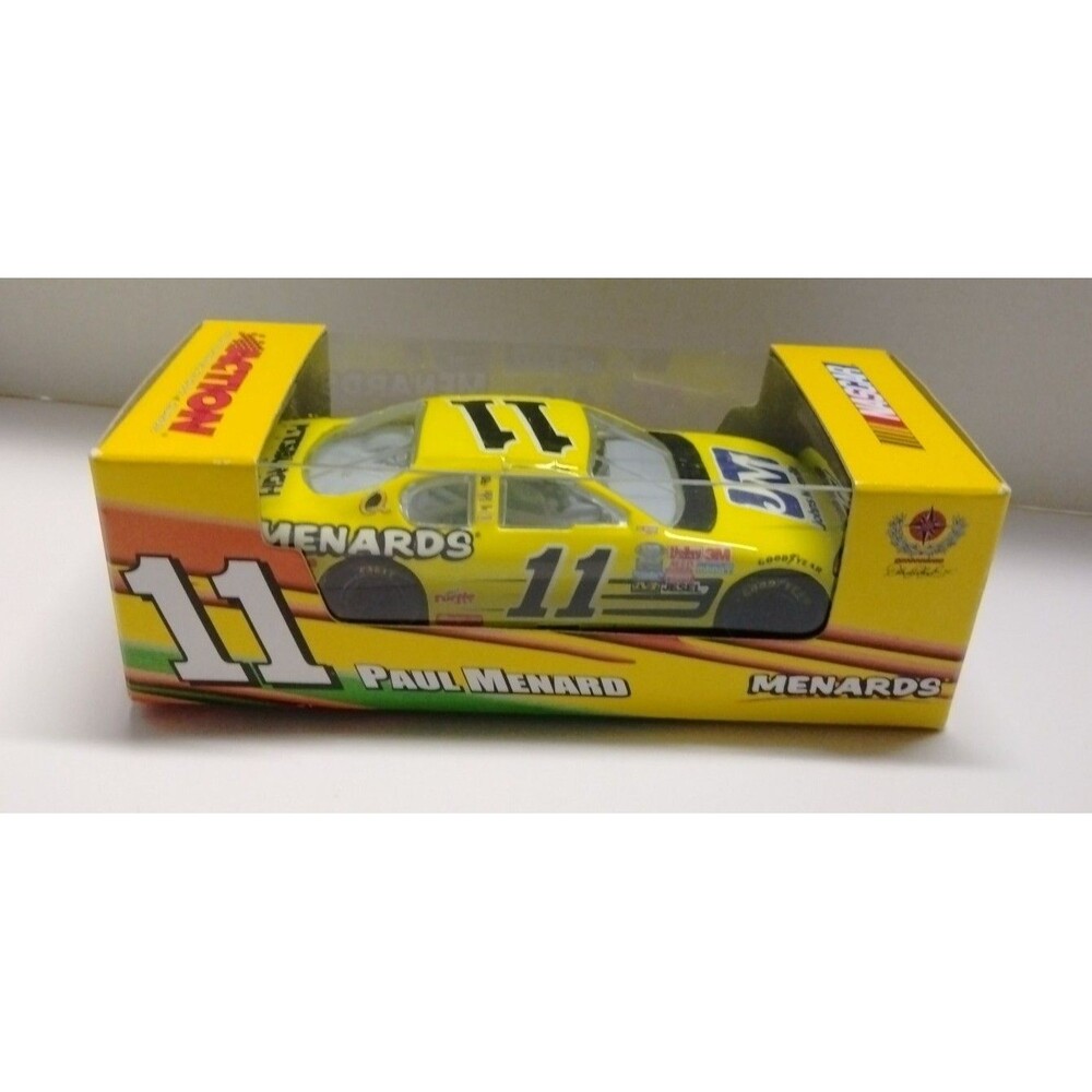 Paul Menard Neon Yellow 1:43 Scale Die-Cast Race Car